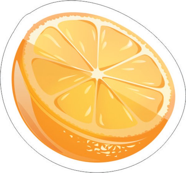 Этикетка апельсин