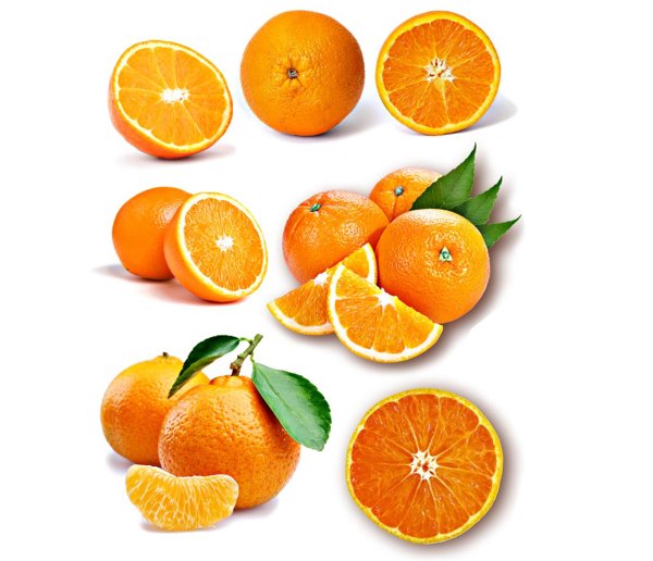 Апельсин стикер