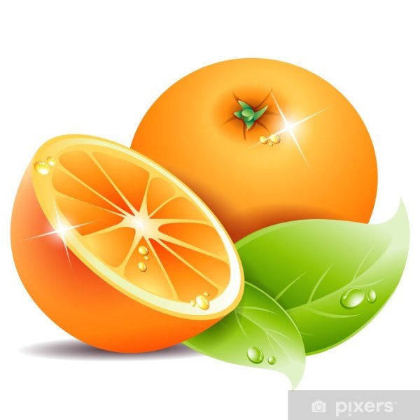 Мандарин стикер