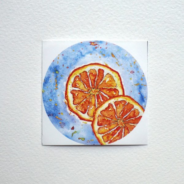 Этикетка апельсин