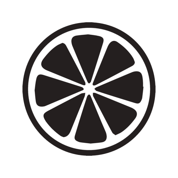 Долька апельсина вектор