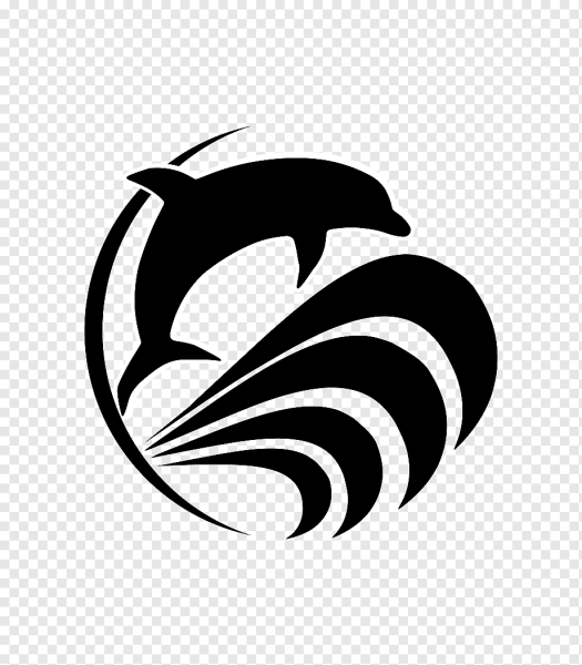 Наклейка на машину Дельфин