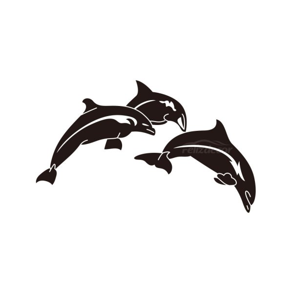 Стикер Дельфин милый