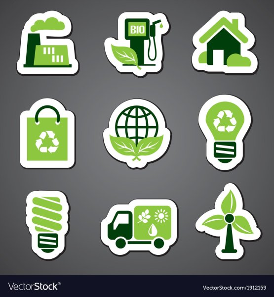 Стикеры Eco Bio Organic