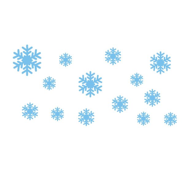 Наклейка - снежинки