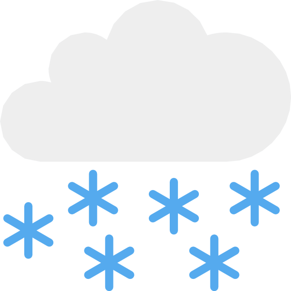 Облако со снегом