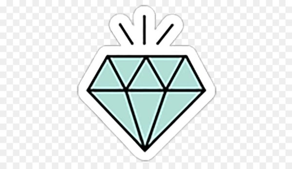 Рисунок Алмаз стикер