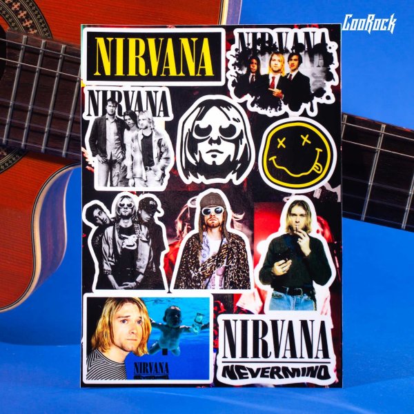 Nirvana трафарет для нашивки