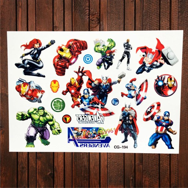 Наклейки для мальчиков Супергерои