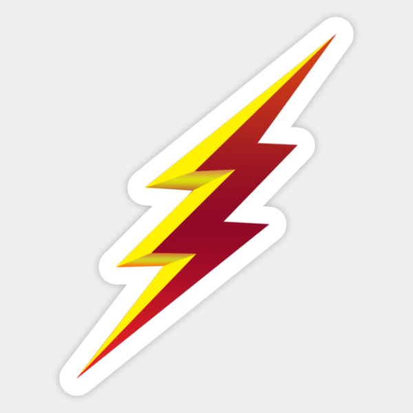 Наклейки флеш стрела