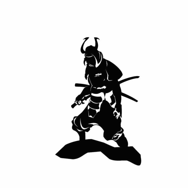 Наклейка Самурай сбоку на машину