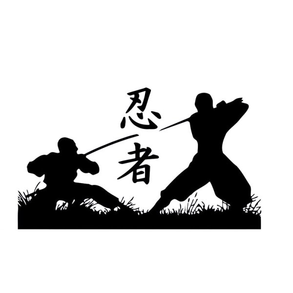 Самурайские наклейки на авто