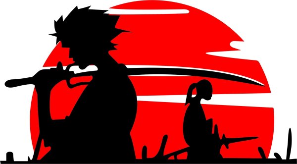 Самурай Чамплу вектор