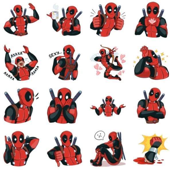 Дэдпул эмодзи
