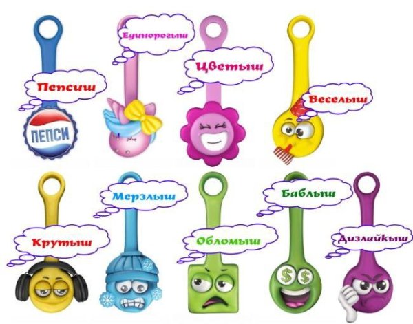 Наклейки скрепышей