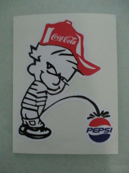 Pepsi наклейка на холодильник