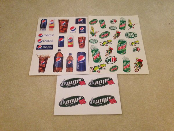 Pepsi наклейка машины