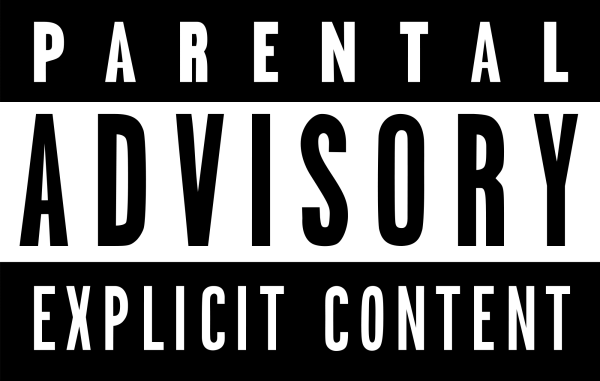 Табличка parental Advisory Explicit content