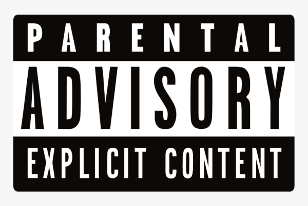 Табличка parental Advisory Explicit content