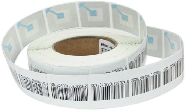 Этикетка радиочастотная 40х40