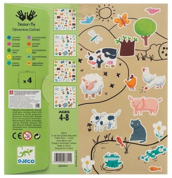 Djeco набор наклеек