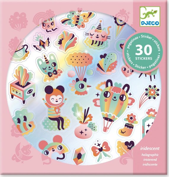 Набор с наклейками Djeco "ярмарка развлечений"