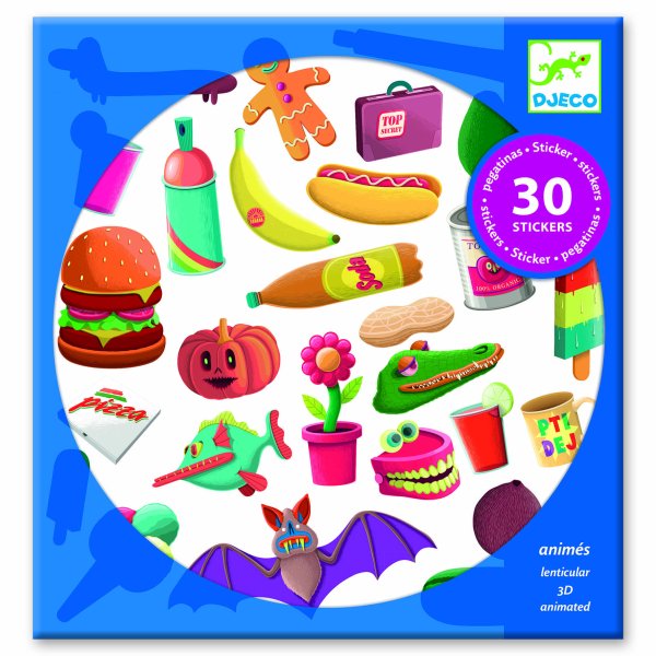 Набор с наклейками Djeco "ярмарка развлечений"