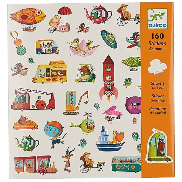 160 Наклеек. Животные