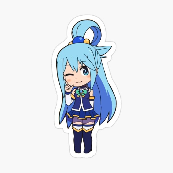 Аниме Стикеры Аква