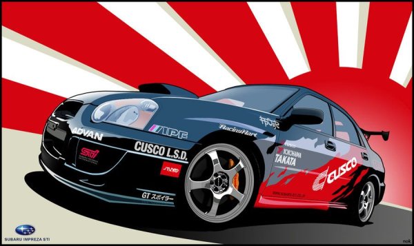 Оригинальные наклейки Cusco Racing