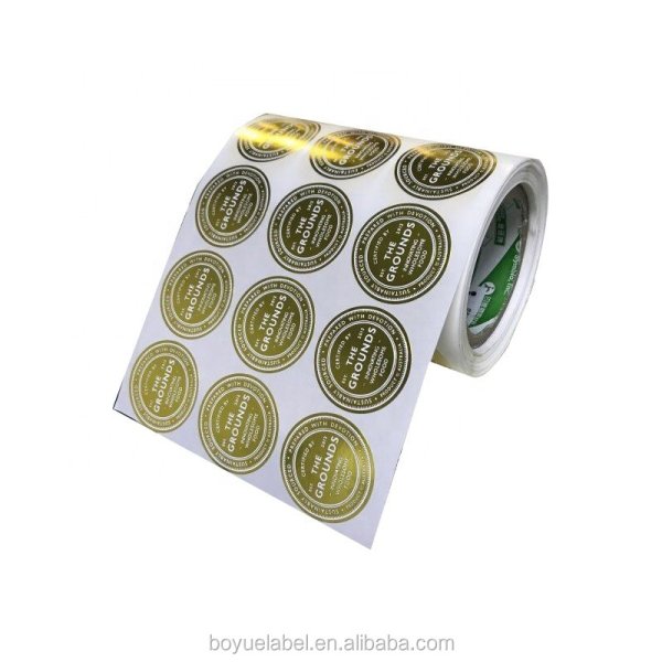 Наклейки из фольгированной бумаги