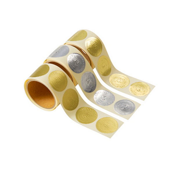 Стикер с тиснением