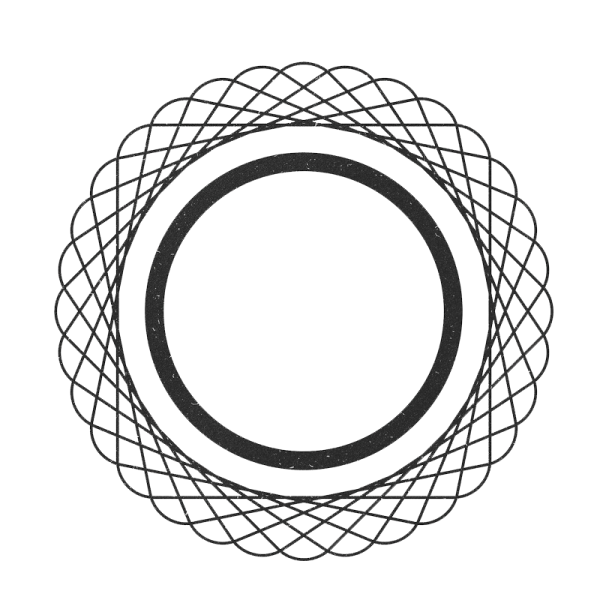 Надписи в кружочках