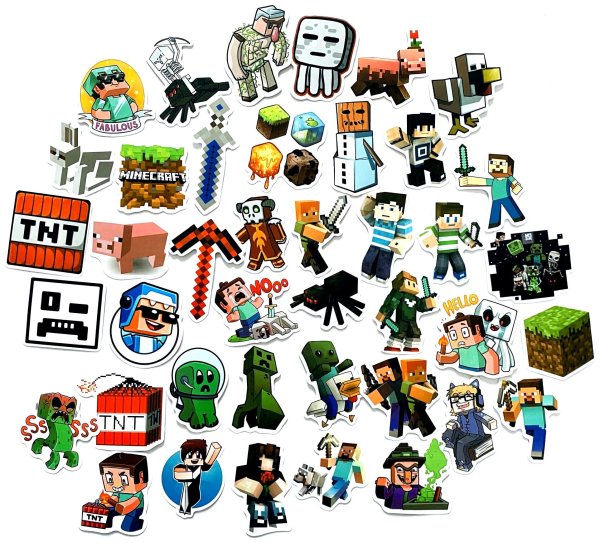 Стикеры с МАЙНКРАФТОМ
