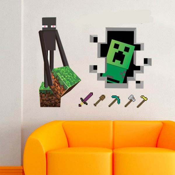 Наклейки майнкрафт
