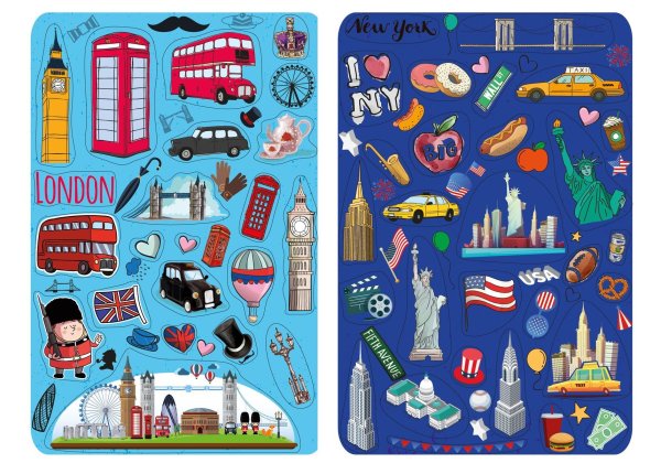 Наклейка (стикер) New York