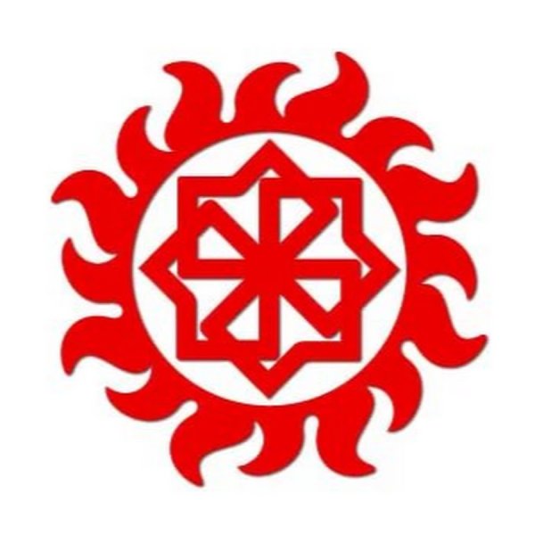 Славянский оберег Валькирия вектор