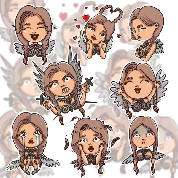 Стикер Валькирия