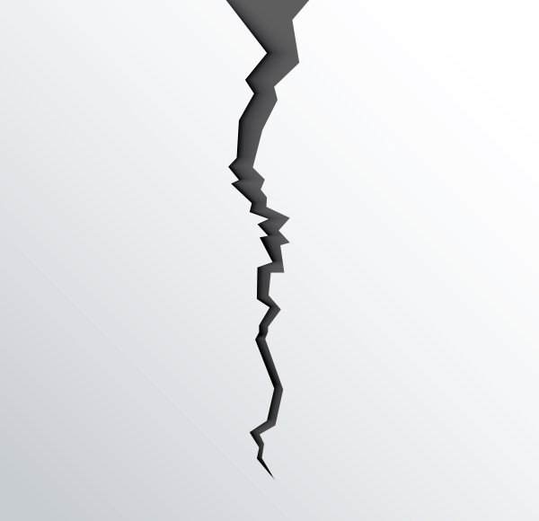 Трещины на земле вектор