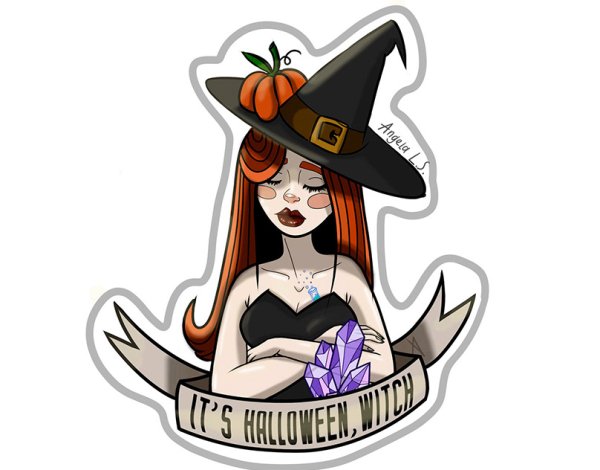 Стикеры для Хэллоуина