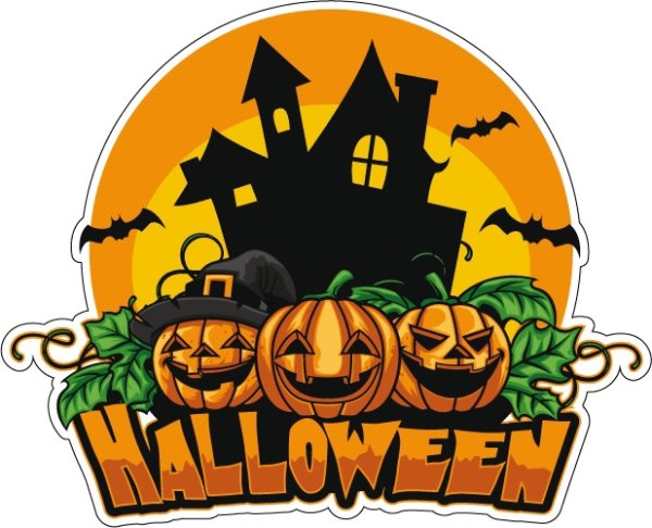 Наклейки на Хэллоуин