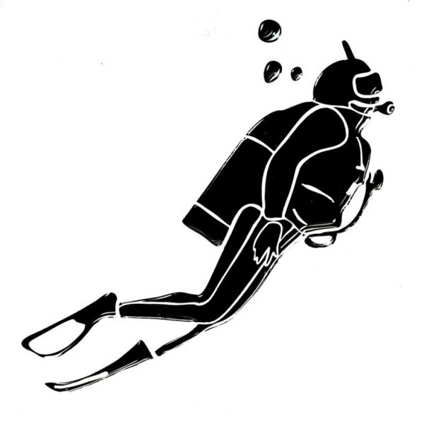 Наклейки на авто дайвинг