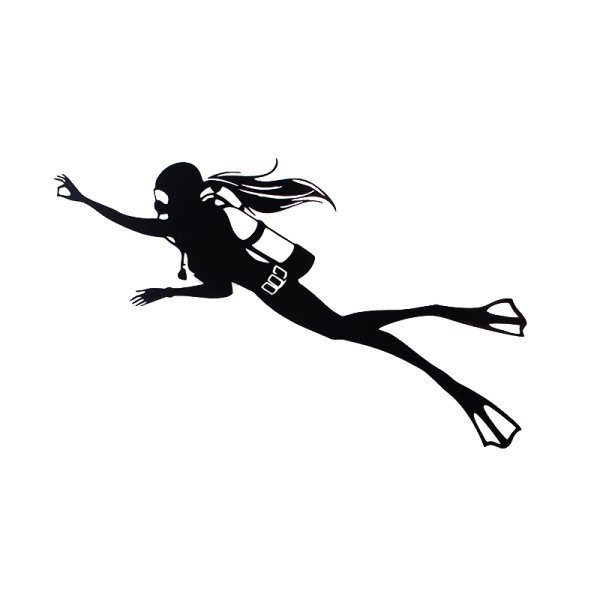 Наклейки на машину дайвинг