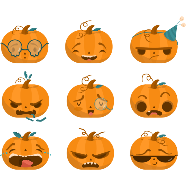 Стикеры для Хэллоуина