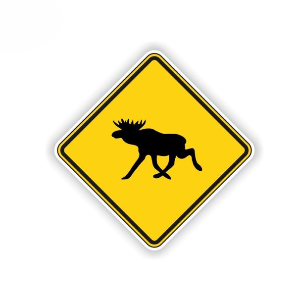 Наклейка на авто Лось