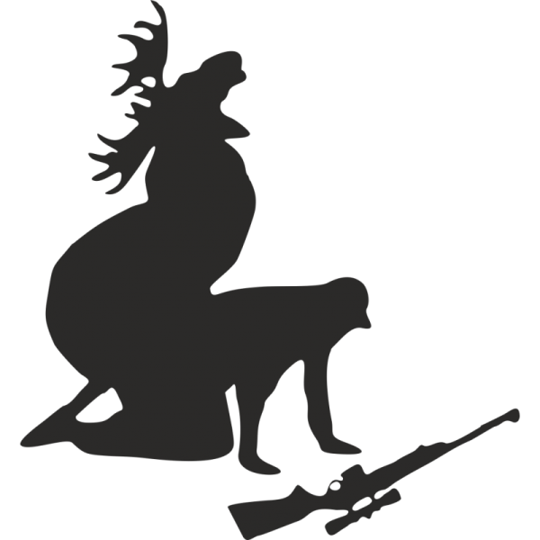 Наклейки на автомобиль Лось