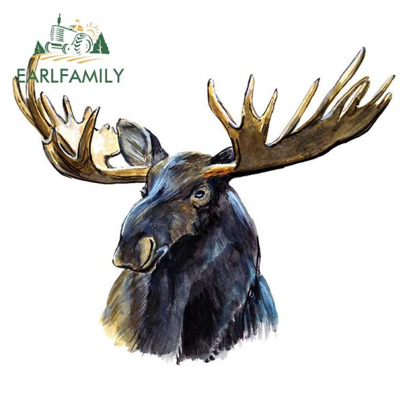 Наклейка на авто Лось