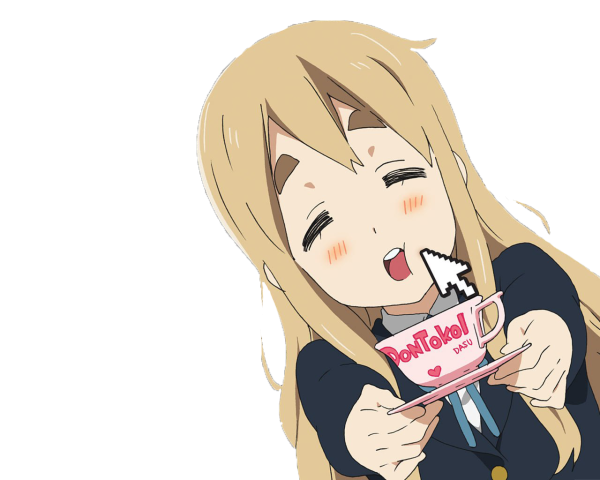 Тян с табличкой