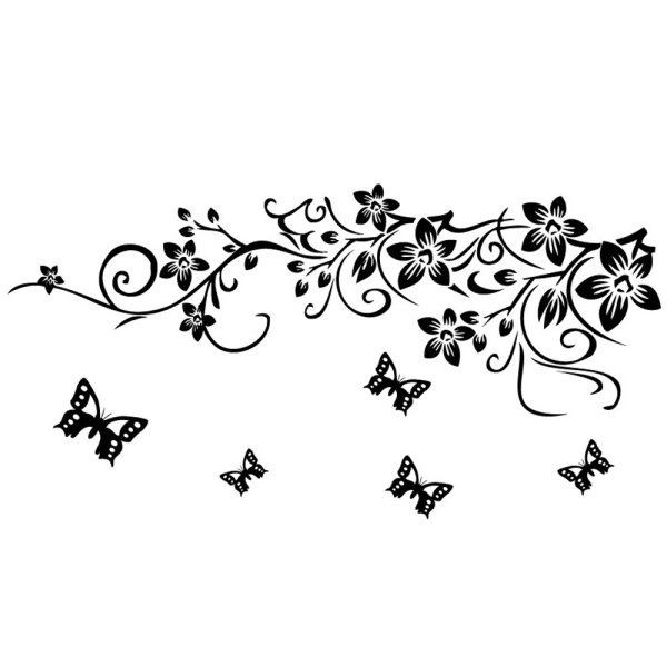 Горизонтальный узор на стену