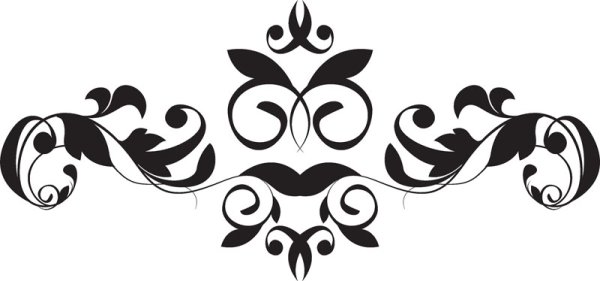 Узор угловые на приглашение